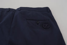 Load image into Gallery viewer, Dolce & Gabbana Dark Blue Cotton Chino Formal Pants