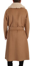 Load image into Gallery viewer, Dolce & Gabbana Opulent Beige Shearling-Collar Overcoat