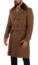 Load image into Gallery viewer, Dolce & Gabbana Elegant Double Breasted Wool Overcoat