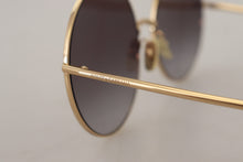 Load image into Gallery viewer, Dolce & Gabbana Elegant Black Gold Gradient Sunglasses