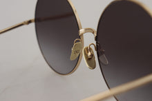 Load image into Gallery viewer, Dolce & Gabbana Elegant Black Gold Gradient Sunglasses