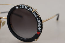 Load image into Gallery viewer, Dolce & Gabbana Elegant Black Gold Gradient Sunglasses