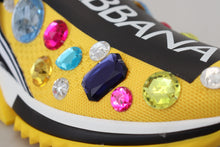 Load image into Gallery viewer, Dolce & Gabbana Exquisite Yellow Techno Fabric Sneakers