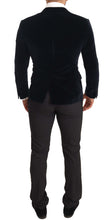Load image into Gallery viewer, Dolce & Gabbana Elegant Two-Piece Velvet Suit in Blue