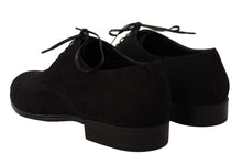 Load image into Gallery viewer, Dolce & Gabbana Elegant Black Leather Derby Dress Shoes