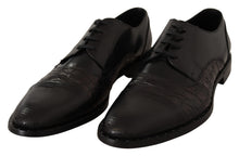Load image into Gallery viewer, Dolce & Gabbana Elegant Black Derby Oxford Wingtips