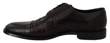 Load image into Gallery viewer, Dolce & Gabbana Elegant Black Derby Oxford Wingtips