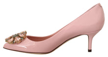 Load image into Gallery viewer, Dolce & Gabbana Crystal Embellished Patent Leather Pumps