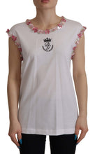 Load image into Gallery viewer, Dolce & Gabbana Chic Sequined Crown Tank Top T-Shirt