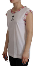 Load image into Gallery viewer, Dolce & Gabbana Chic Sequined Crown Tank Top T-Shirt