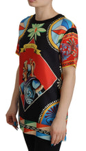 Load image into Gallery viewer, Dolce & Gabbana Glamourous Multicolor Silk Top