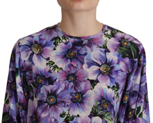 Load image into Gallery viewer, Dolce & Gabbana Elegant Floral Silk Long Sleeve Blouse