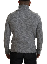 Load image into Gallery viewer, Dolce & Gabbana Elegant Gray Wool-Blend Turtleneck Sweater