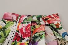 Load image into Gallery viewer, Dolce & Gabbana Multicolor Majolica Floral High-Waist Shorts