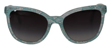 Load image into Gallery viewer, Dolce & Gabbana Elegant Blue Lace-Crystal Sunglasses