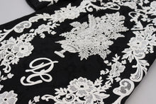 Load image into Gallery viewer, Dolce & Gabbana Black Lace Trim Half Sleeves A-line Dress