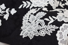 Load image into Gallery viewer, Dolce & Gabbana Black Lace Trim Half Sleeves A-line Dress