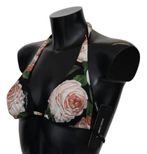 Load image into Gallery viewer, Dolce & Gabbana Elegant Floral Print Bikini Top