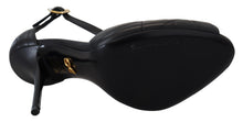 Load image into Gallery viewer, Dolce & Gabbana Elegant Gold-Embellished Leather Sandals