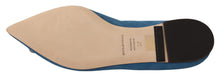 Load image into Gallery viewer, Dolce & Gabbana Elegant Crystal-Embellished Suede Flats