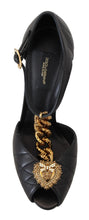Load image into Gallery viewer, Dolce & Gabbana Elegant Gold-Embellished Leather Sandals