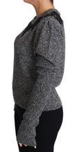 Load image into Gallery viewer, Dolce & Gabbana Elegant Grey Cashmere Lace-Trim Sweater