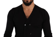 Load image into Gallery viewer, Dolce & Gabbana Black Cashmere Button Down Cardigan Sweater