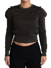 Load image into Gallery viewer, Dolce & Gabbana Elegant Cropped Sweater with Logo Detail