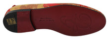 Load image into Gallery viewer, Dolce & Gabbana Rose Gold Brocade Loafers Slide Flats