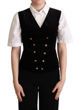 Load image into Gallery viewer, Dolce & Gabbana Elegant Sleeveless Velvet Waistcoat