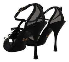 Load image into Gallery viewer, Dolce & Gabbana Black Stiletto High Heels Sandals Shoes