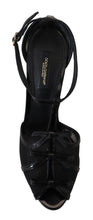 Load image into Gallery viewer, Dolce & Gabbana Black Stiletto High Heels Sandals Shoes