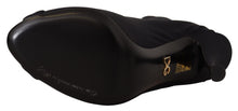 Load image into Gallery viewer, Dolce & Gabbana Black Stretch Short Ankle Boots Shoes