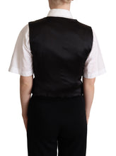 Load image into Gallery viewer, Dolce & Gabbana Elegant Black Velvet Sleeveless Waistcoat