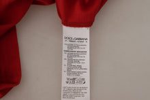 Load image into Gallery viewer, Dolce & Gabbana Elegant Red Crewneck Cotton Tee