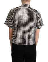 Load image into Gallery viewer, Dolce & Gabbana Zigzag Elegance Cotton Polo Top