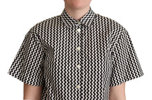 Load image into Gallery viewer, Dolce & Gabbana Zigzag Elegance Cotton Polo Top