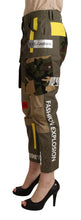 Load image into Gallery viewer, Dolce & Gabbana Chic Multicolor Patched Cargo Pants