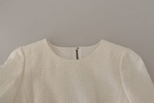 Load image into Gallery viewer, Dolce & Gabbana Exquisite Jacquard Midi Dress in White