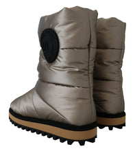 Load image into Gallery viewer, Dolce & Gabbana Silver Platino Mid Calf Designer Boots