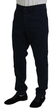 Load image into Gallery viewer, Dolce & Gabbana Blue Cotton Dress Formal Men Pants