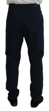 Load image into Gallery viewer, Dolce & Gabbana Blue Cotton Dress Formal Men Pants