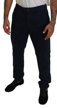 Load image into Gallery viewer, Dolce & Gabbana Blue Cotton Dress Formal Men Pants