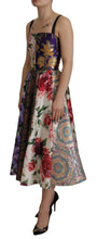 Load image into Gallery viewer, Dolce & Gabbana Patchwork Elegance Silk Blend Dress