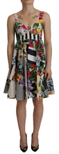 Load image into Gallery viewer, Dolce & Gabbana Elegant Patchwork Mini Dress in Vibrant Multicolor