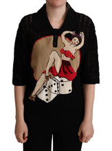 Load image into Gallery viewer, Dolce & Gabbana Embroidered Short Sleeve Luxury Sweater