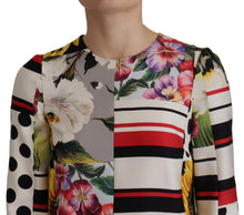 Load image into Gallery viewer, Dolce & Gabbana Multicolor Patchwork Charmeuse Sheath Dress