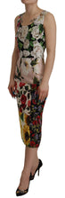 Load image into Gallery viewer, Dolce & Gabbana Patchwork Floral Midi Sheath Dress