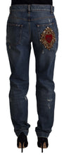 Load image into Gallery viewer, Dolce & Gabbana Chic Boyfriend Cut Mid Waist Denim Jeans
