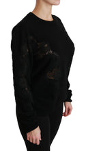 Load image into Gallery viewer, Dolce & Gabbana Elegant Cashmere Crewneck Sweater with Lace Detail